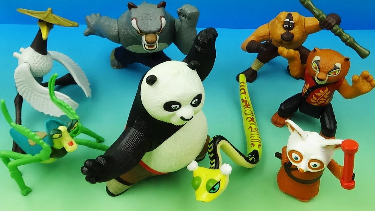Retro Kung Fu Panda Toys: 2008 McDonald's Collectibles Review
