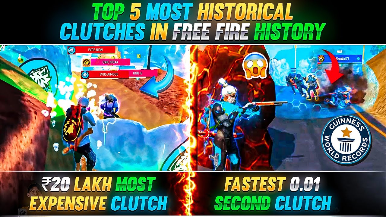 India's Top 5 Impossible Free Fire Clutches That Made History