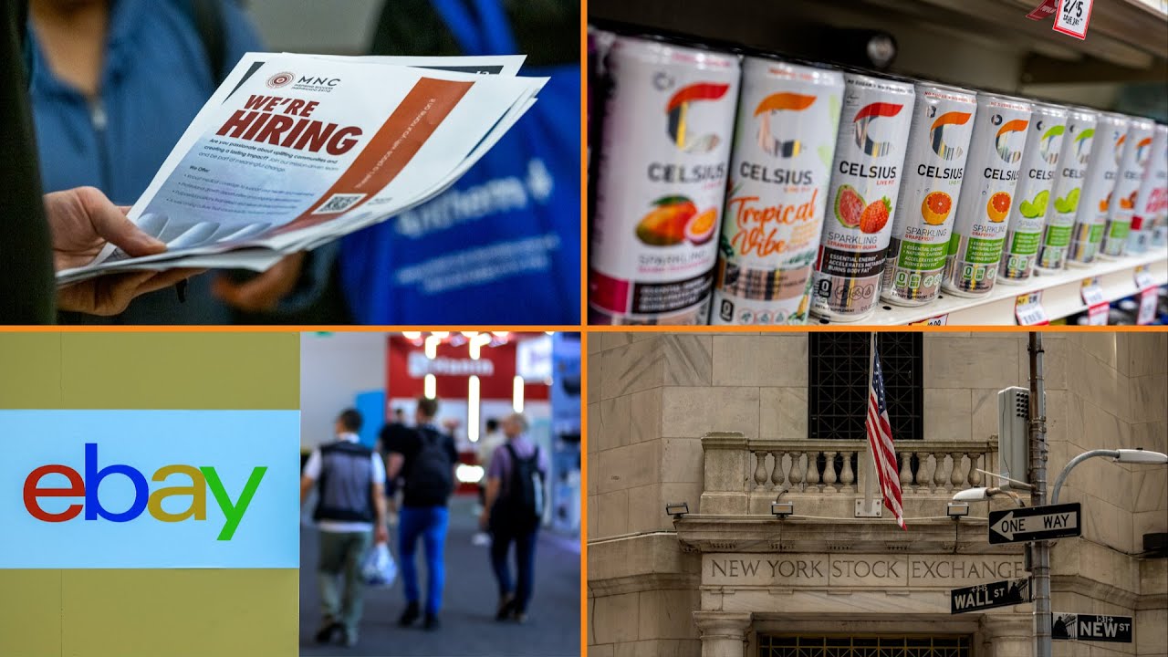 Bloomberg Money Minute: Job Market Stability, Celsius Surge, eBay Layoffs