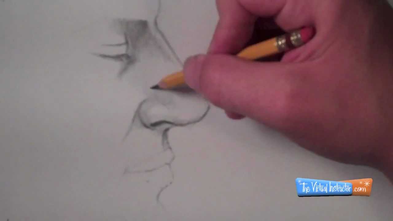 Master Realistic Nose Drawing: Side View Step-by-Step Guide