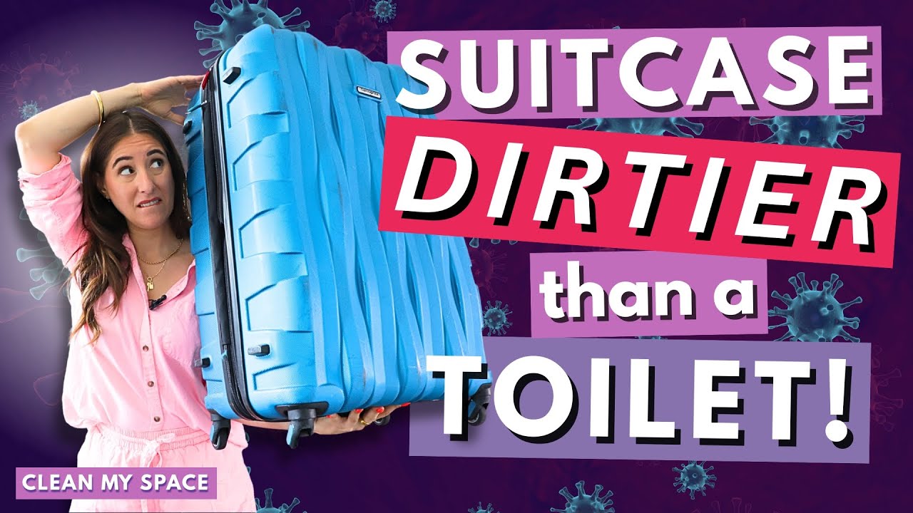 Suitcase Germs: 58x Dirtier Than Toilet Seat + Cleaning Fixes
