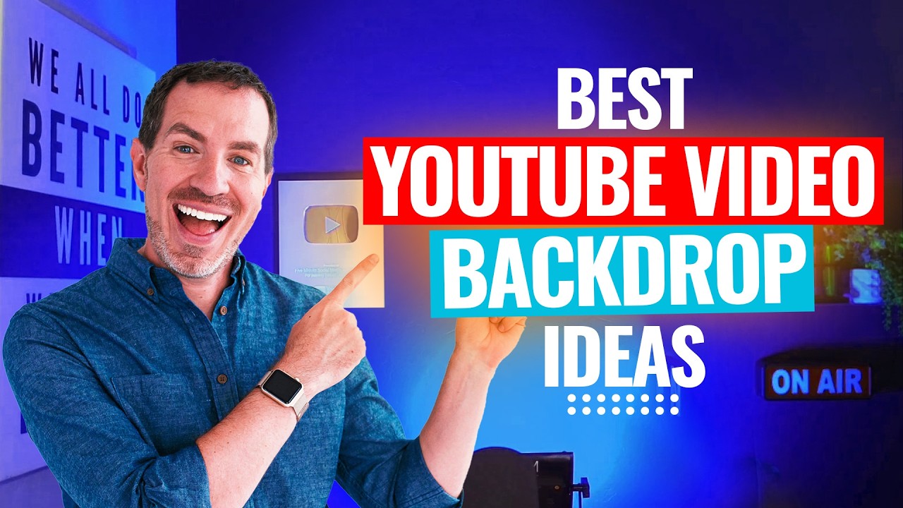 3 Easy YouTube Background Ideas to Look Pro Fast