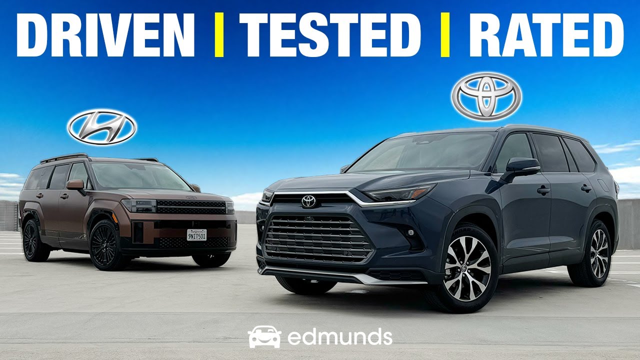 Hyundai Santa Fe vs Toyota Grand Highlander Hybrid SUV Comparison