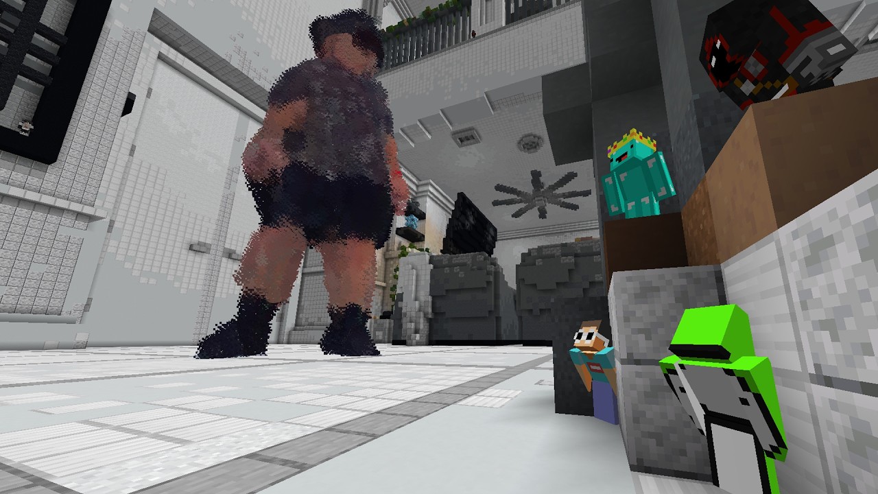 Dream's Dad Hunts YouTubers in Minecraft House
