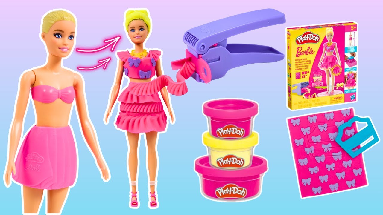 Barbie Hair & Outfit Rescue: Play-Doh Styling Kit Fix