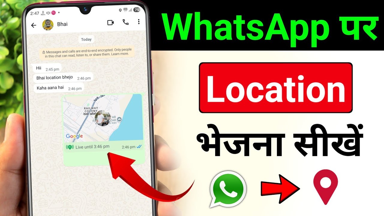 title：How to Send WhatsApp Location (Current & Live) in 1 Minute