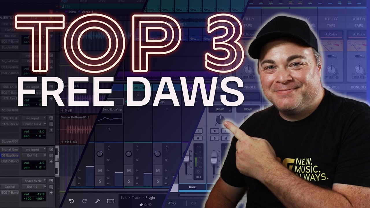 Top 3 Free DAWs for Windows Music Production in 2024