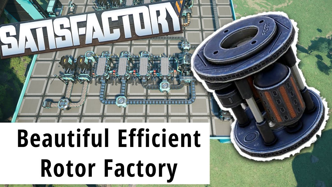 Satisfactory Rotor Factory Guide: Early Game Production Setup