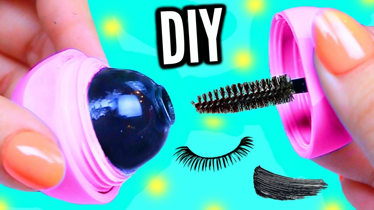 DIY EOS Mascara Tutorial: Upcycle Lip Balm Containers