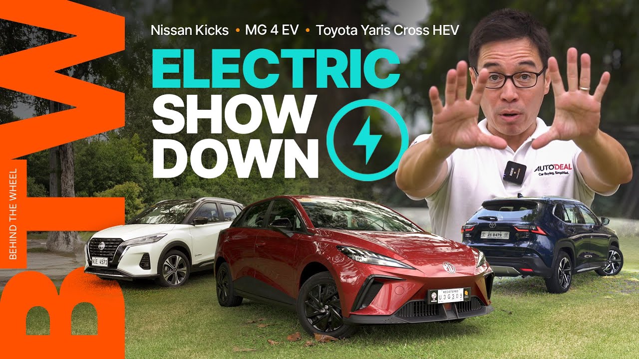 Nissan Kicks vs Toyota Yaris Cross vs MG4: Best Electrified Compact SUV?