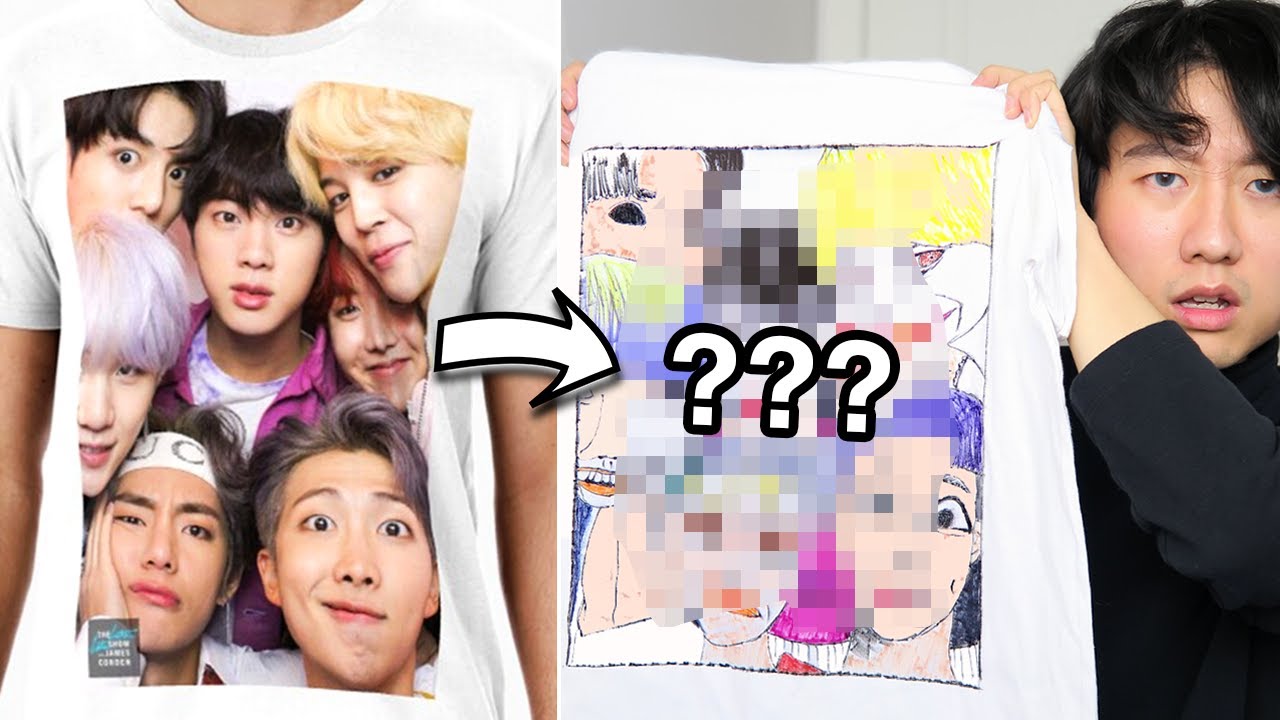 DIY BTS T-Shirt: Create Custom K-Pop Merch with Sharpies