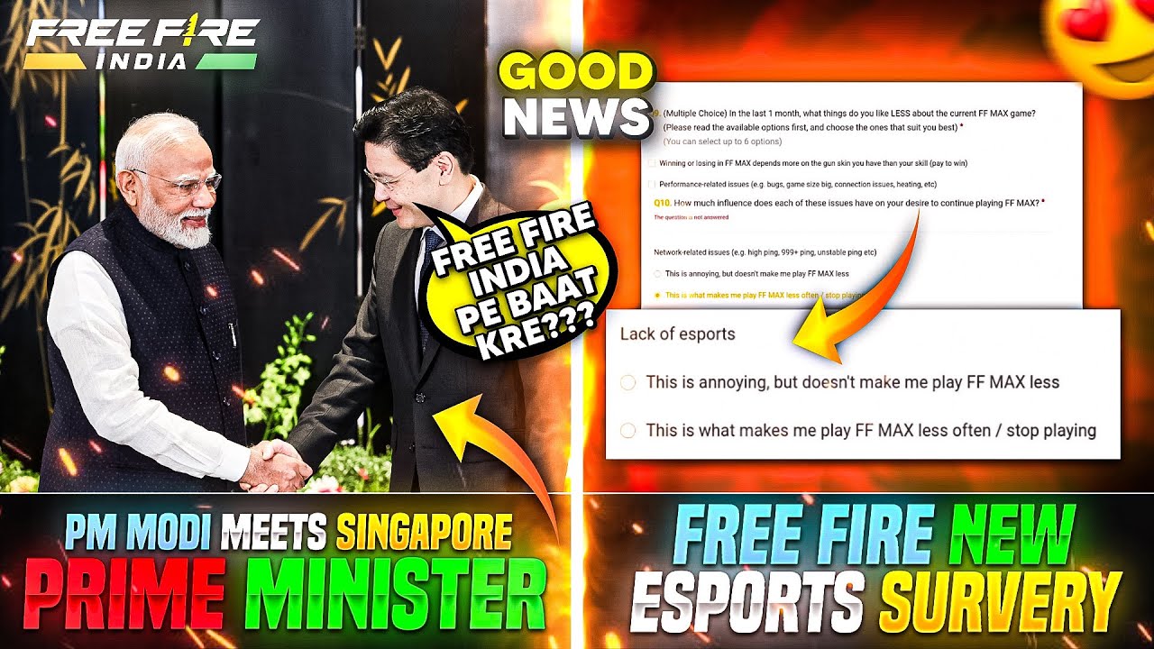 Free Fire India Updates: Survey Insights, Data Center Move & Esports Hope