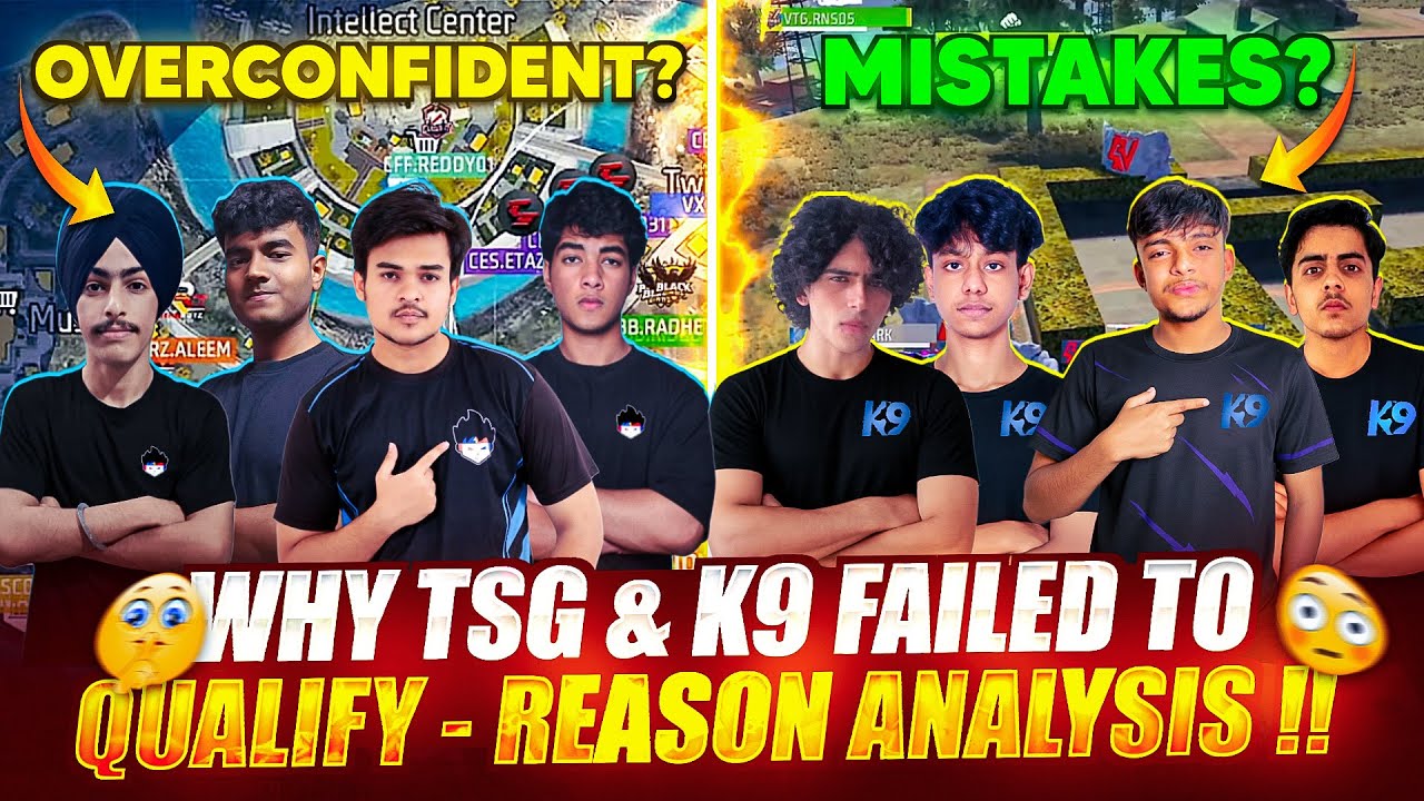 Why K9 & TSG Missed FFIC League: Critical Free Fire Mistakes