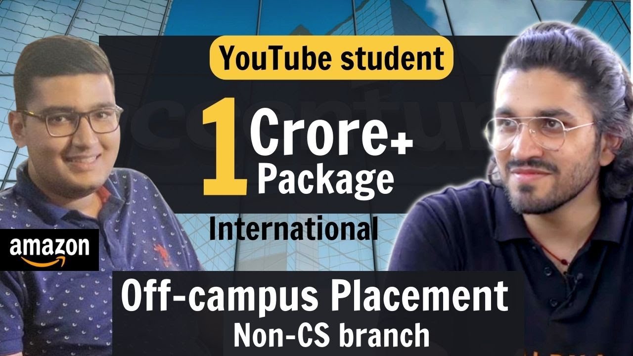 Non-CS Student's Amazon Offer: 15 Rejections to 1.1 Crore Package