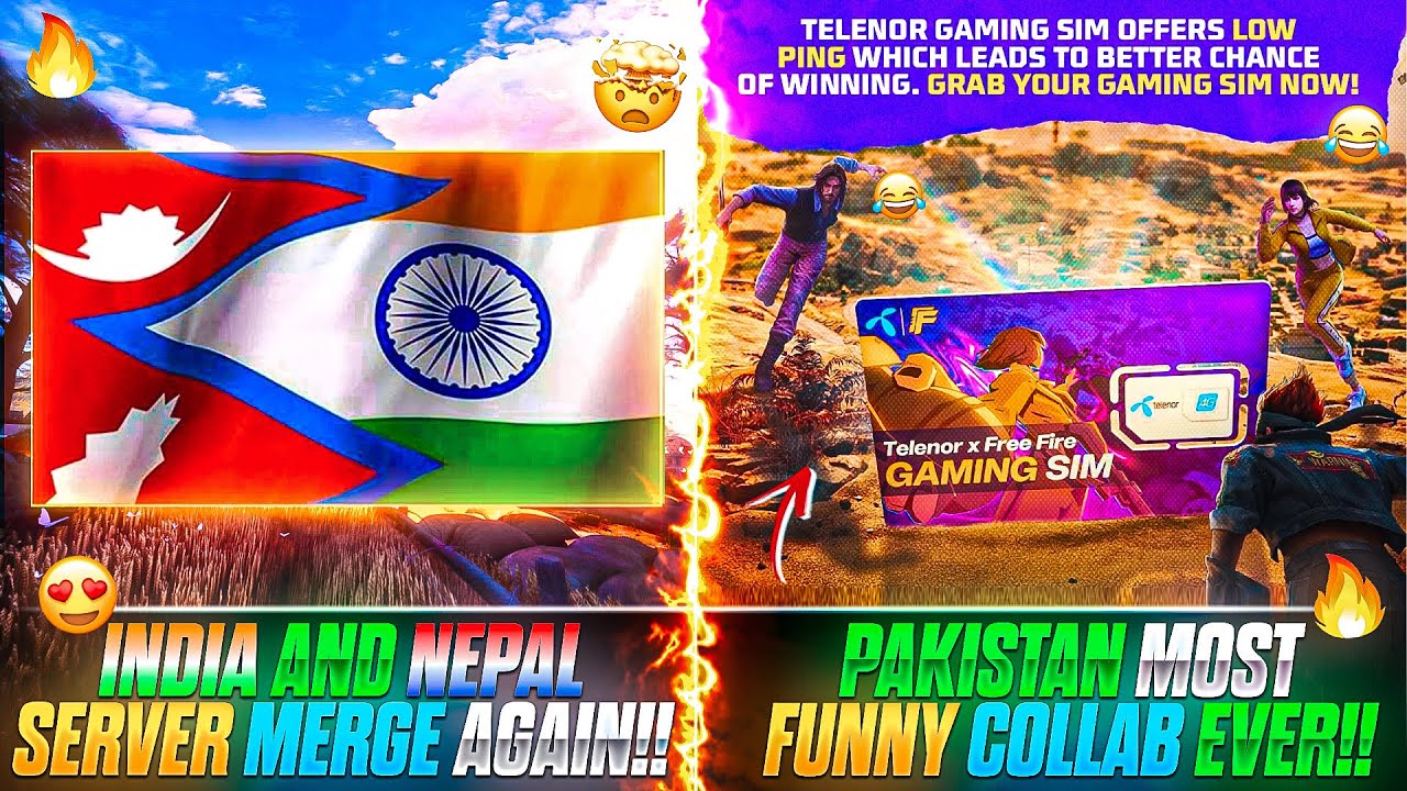 Free Fire Server Merge: India-Nepal, Pakistan-Bangladesh Updates