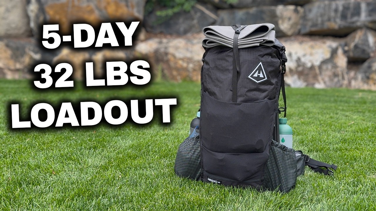 5-Day Sierra Gear List: 32lb Ultralight Setup