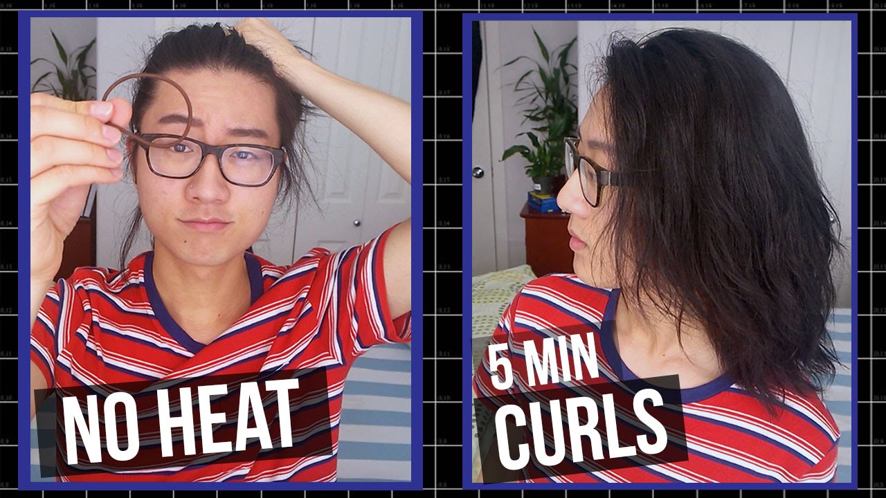 Heatless Overnight Curls for Straight Asian Hair: 5-Minute Routine