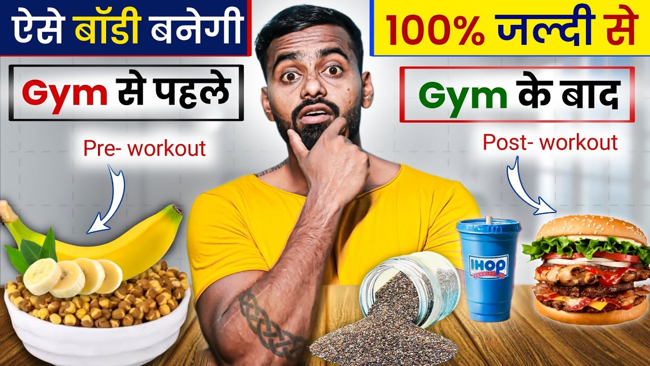 Pre & Post Workout Nutrition Guide for Muscle Growth & Energy