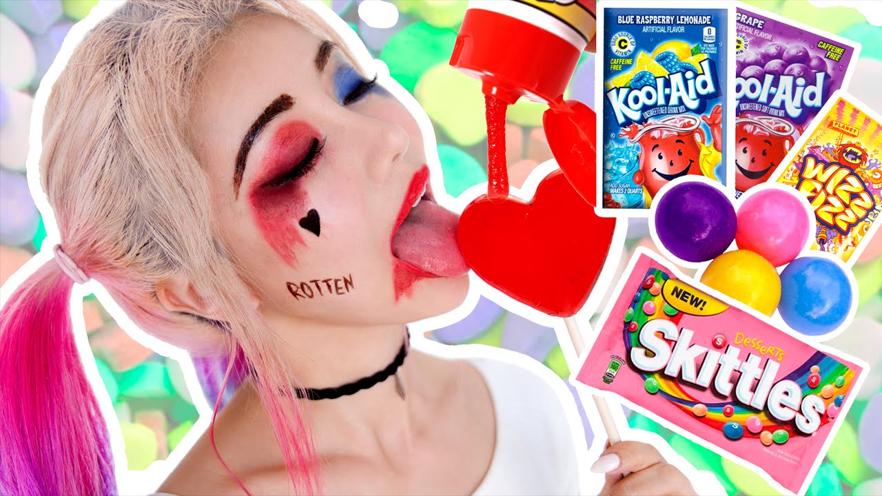 DIY Harley Quinn Candy Makeup Tutorial: Safe & Edible Guide