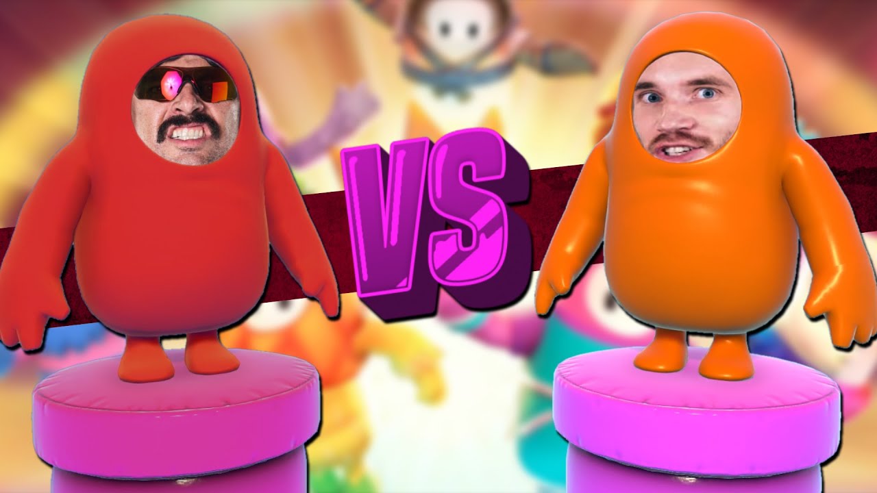 Dr DisRespect vs PewDiePie Fall Guys Showdown Analysis