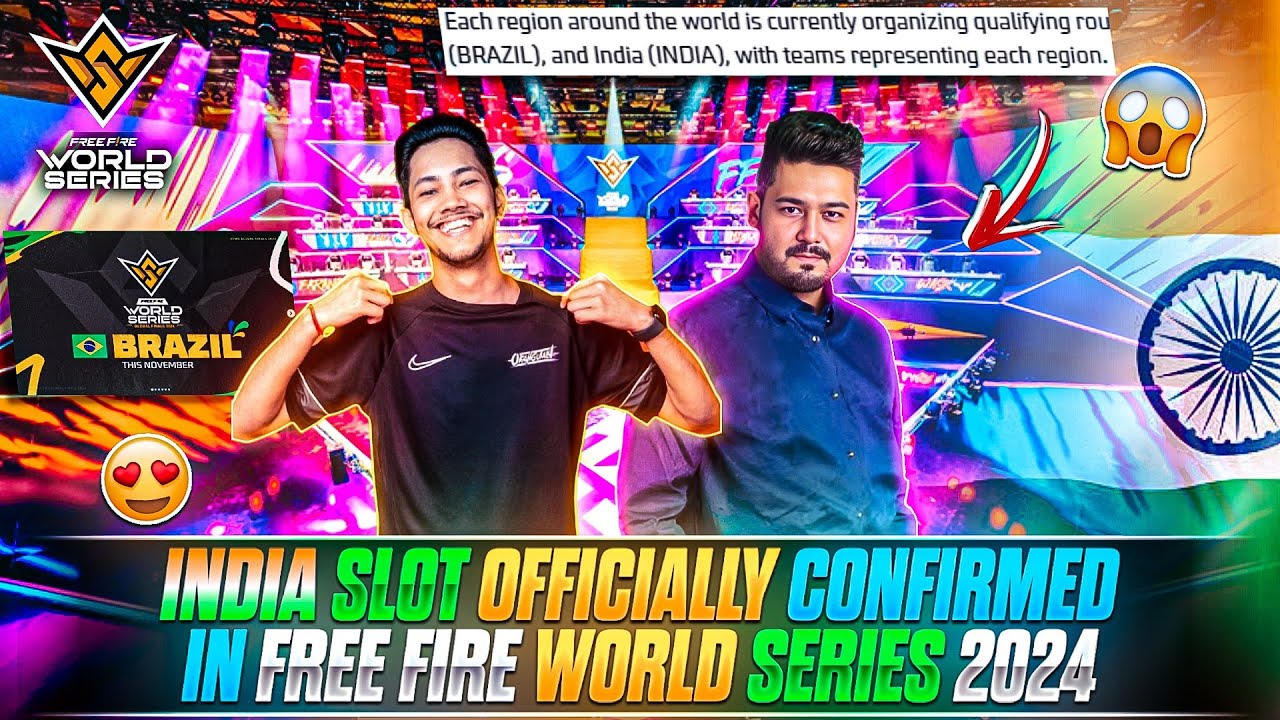 India Confirmed for Free Fire World Series 2024 in Brazil