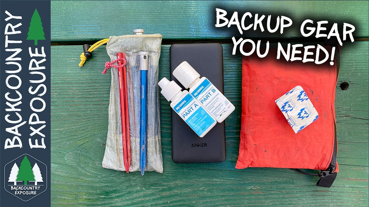 5 Must-Have Backup Items for Safer Backpacking Trips