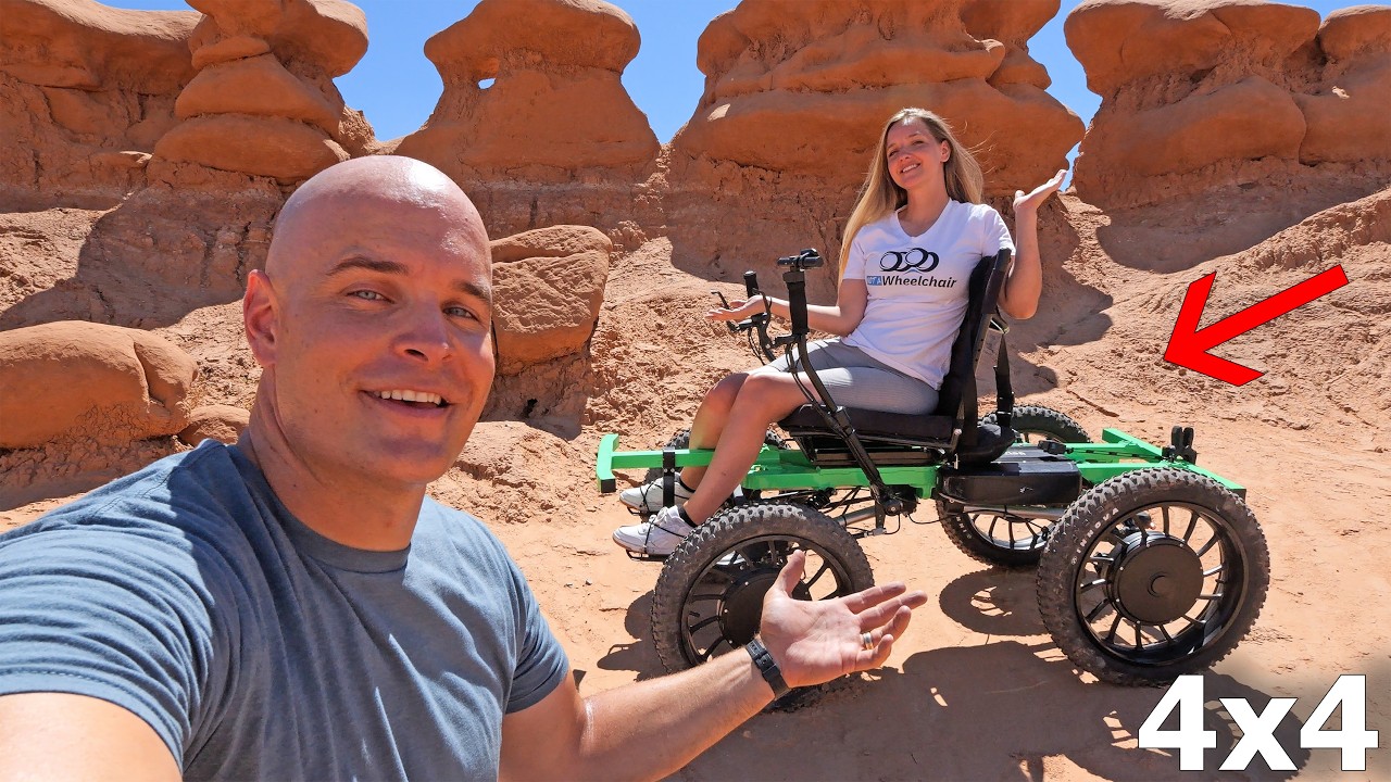 Big Rig: World's Lightest 4WD Off-Road Wheelchair