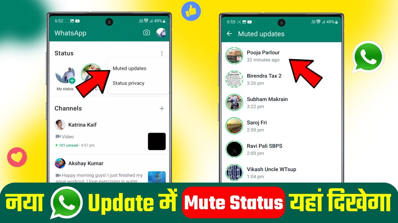 title：How to Find Missing Status & Muted Statuses After WhatsApp Update
