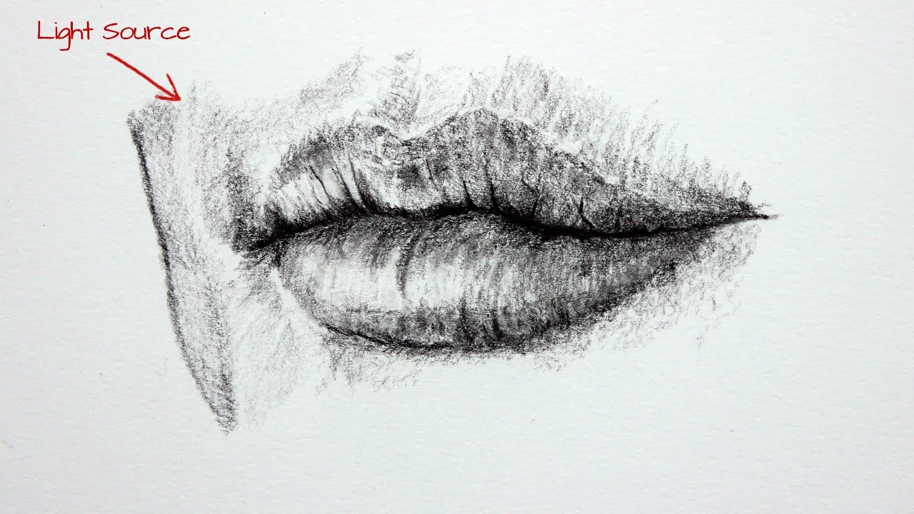 Master Realistic Lip Drawing: Step-by-Step Shading Guide