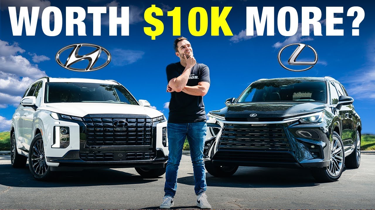 Lexus TX vs Hyundai Palisade: Is the $10K Luxury Premium Worth It?