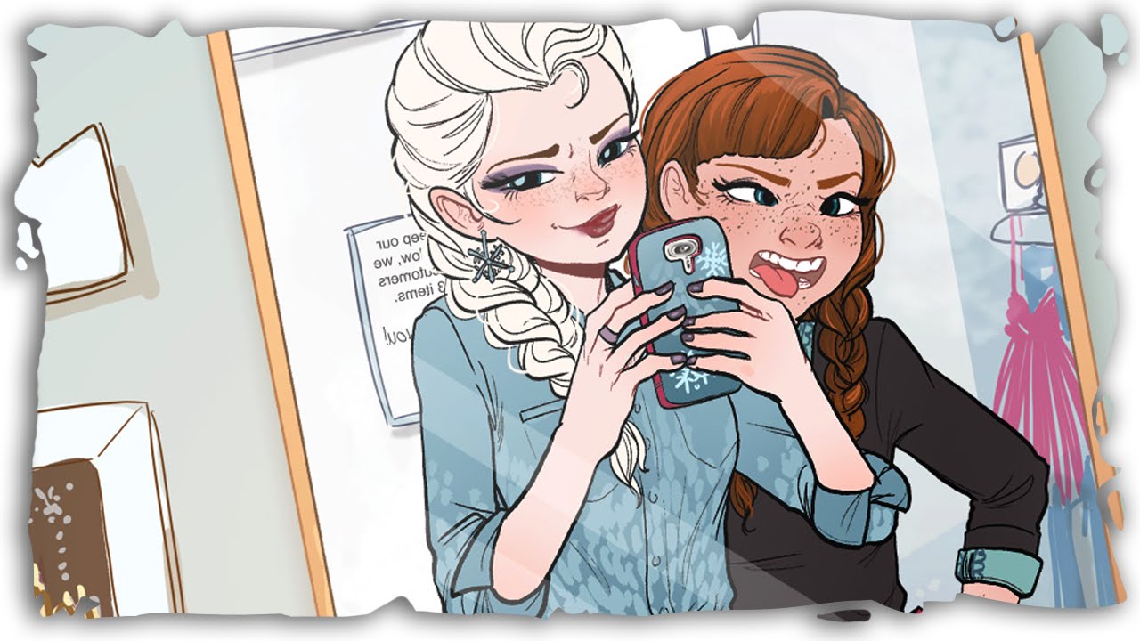 Modern Frozen Selfie Illustration: Pro Digital Art Process