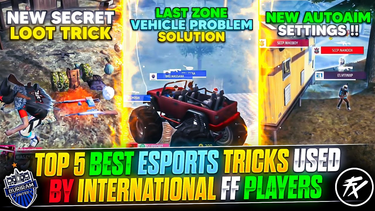 5 Pro Free Fire Tricks Used by Top Esports Players