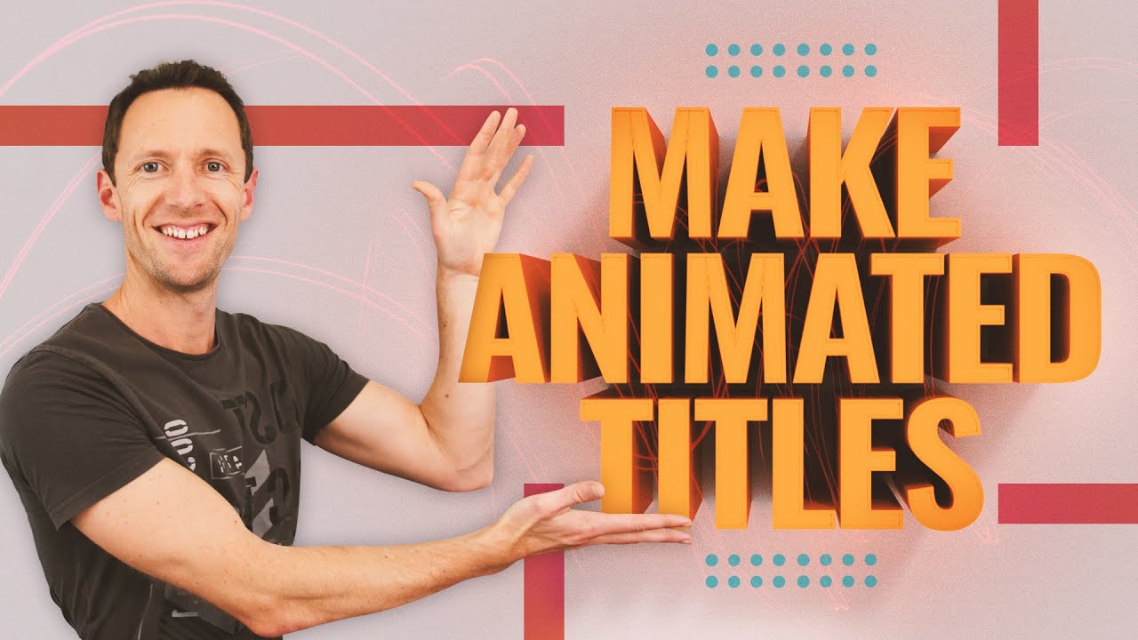 Create Pro Animated Titles Fast: 4 Simple Methods