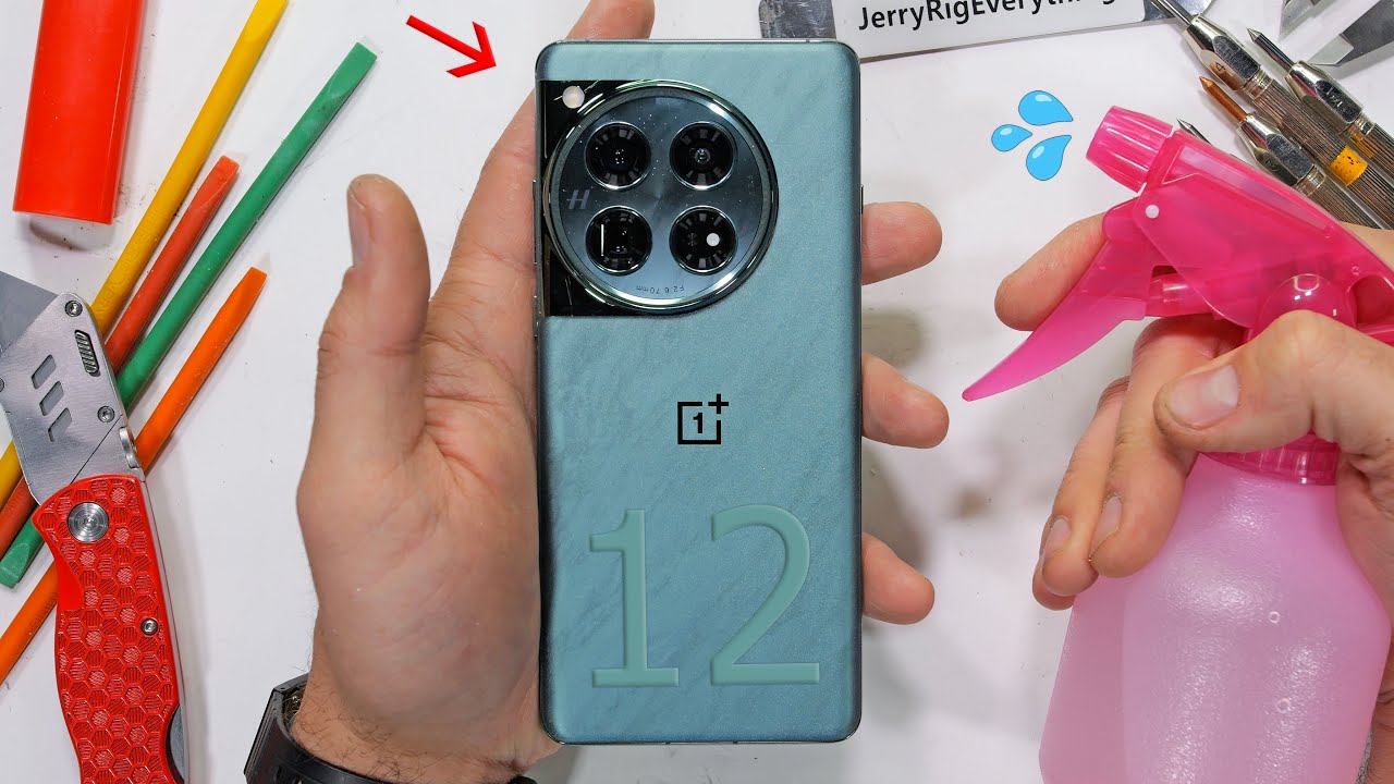 OnePlus 12 AquaTouch Rain Test vs iPhone 15 Pro, S24 Ultra