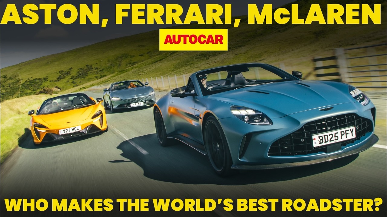 title：Ferrari vs McLaren vs Aston: Best Luxury Roadster 2024