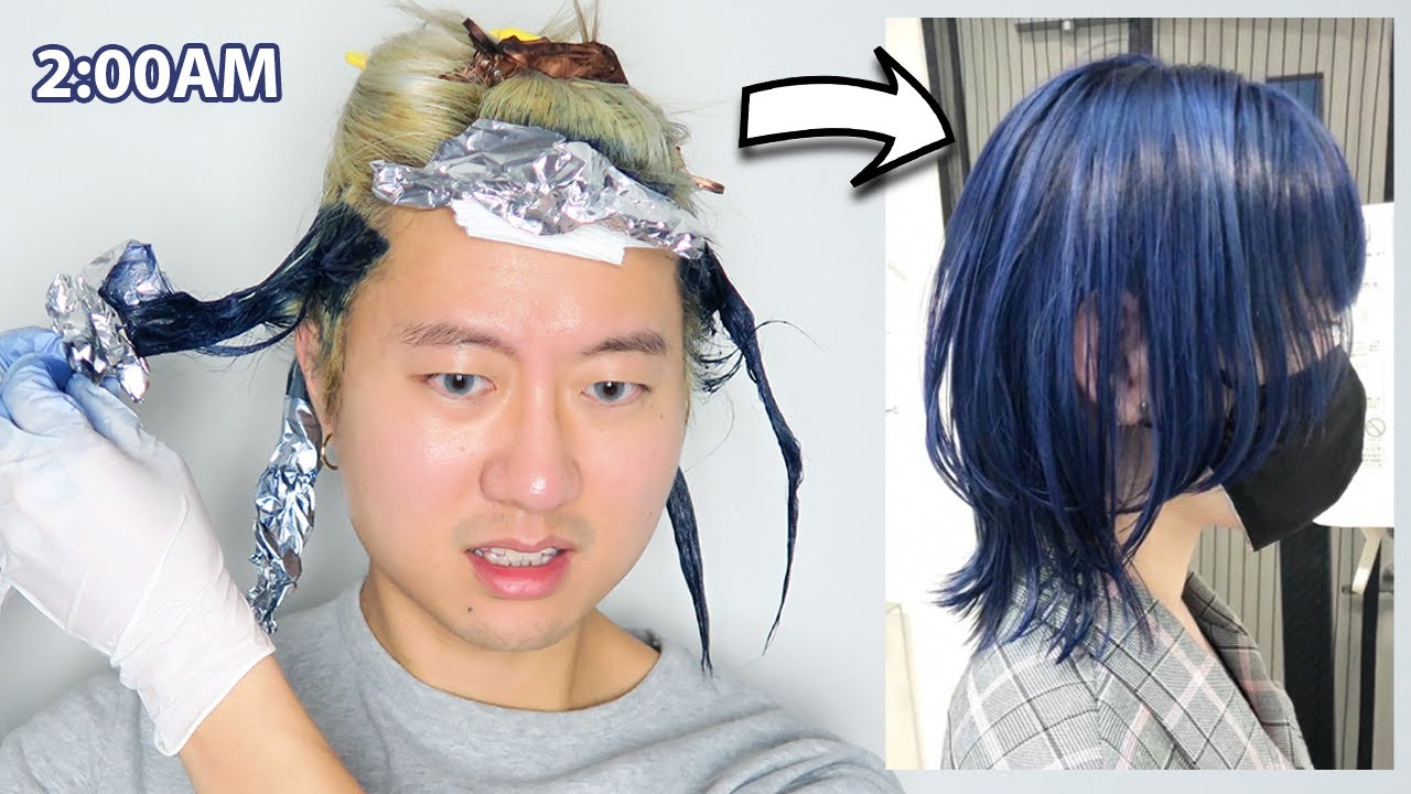 DIY Dark Blue Hair Dye Transformation: Lessons & Results