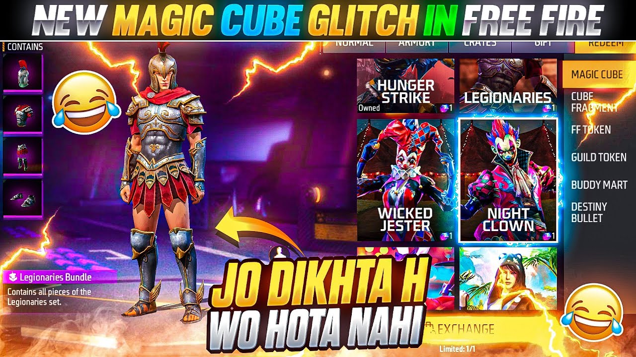 Free Fire Magic Cube Glitch: Unlock Rare Bundles Now
