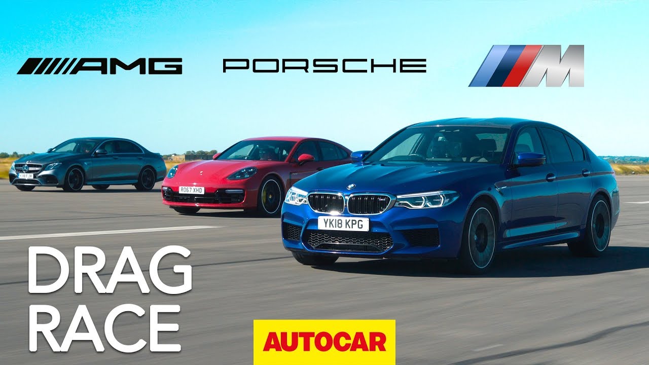 title：Fastest German Saloons: BMW M5 vs AMG E63S vs Panamera