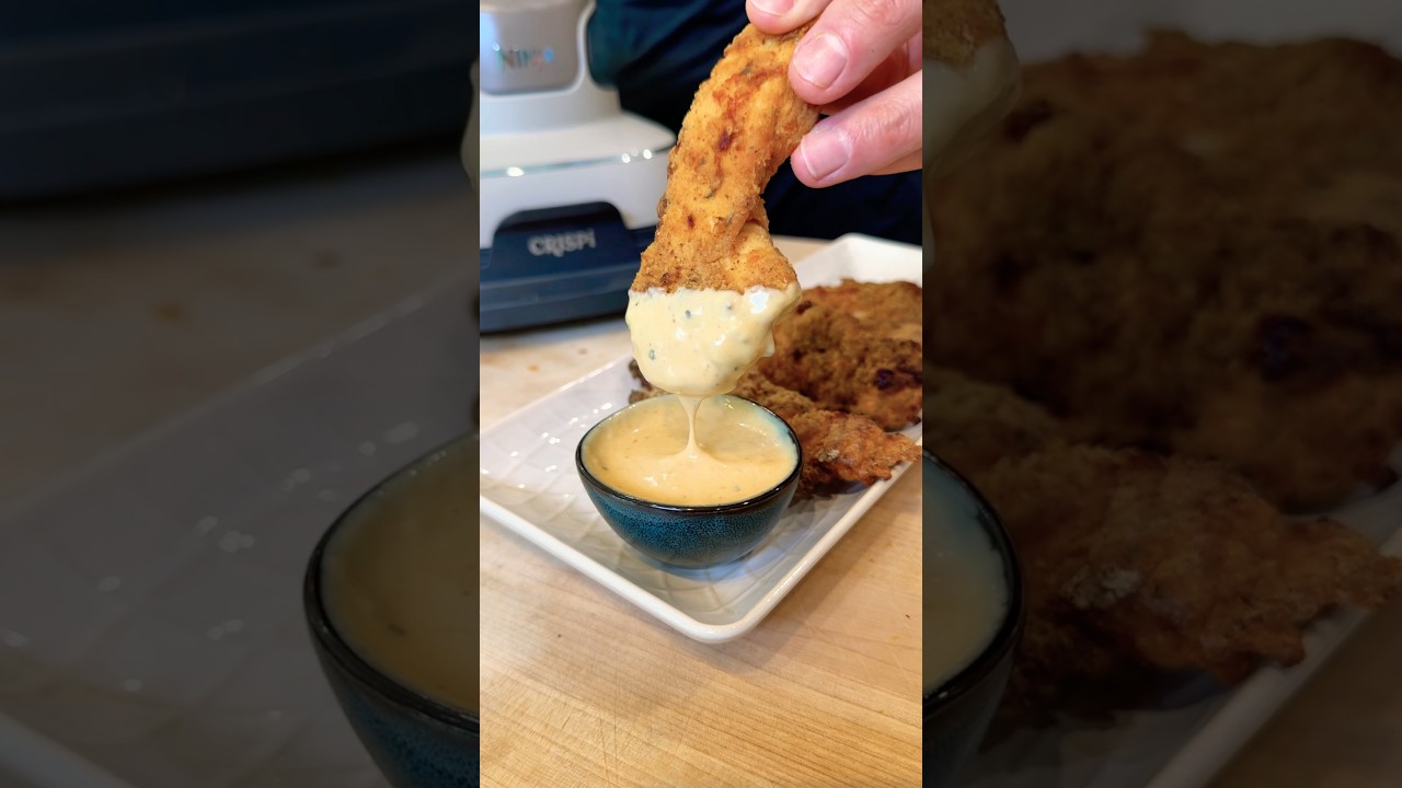 Crispiest Air Fryer Chicken Tenders Recipe (Double-Dip Method)