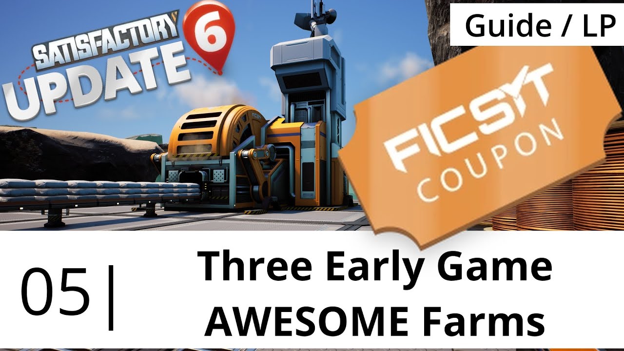 3 Best Early Ticket Farms in Satisfactory (Max Points/Minute)