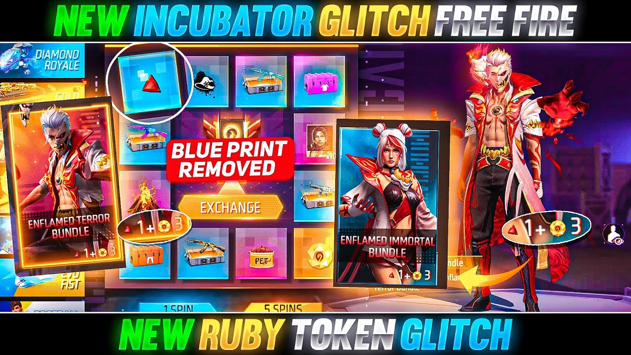 Free Fire Glitch: How to Access Ruby Token Incubator Bargains Now