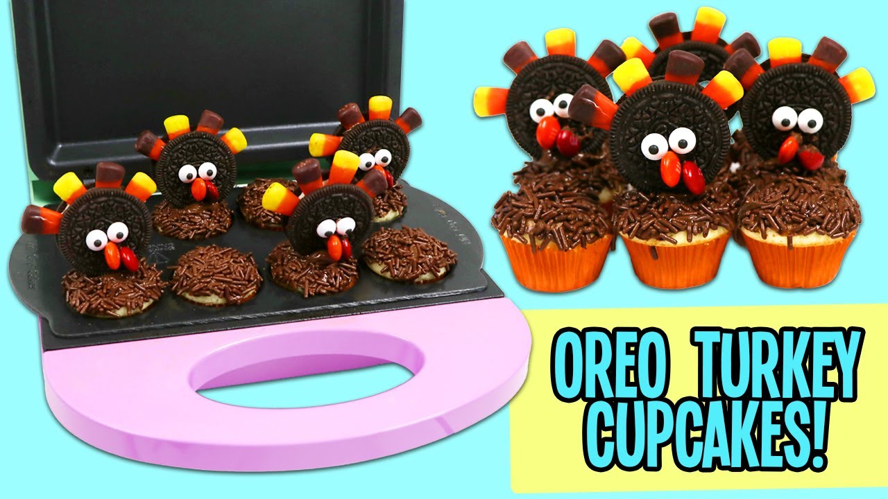 Easy Holiday Dessert Hacks: Turkey Cupcakes & Bat Waffles