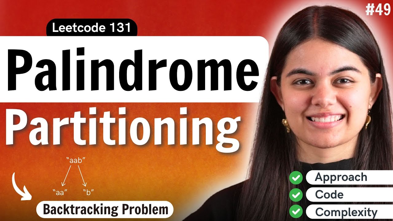 Solving Palindrome Partitioning with Recursive Backtracking