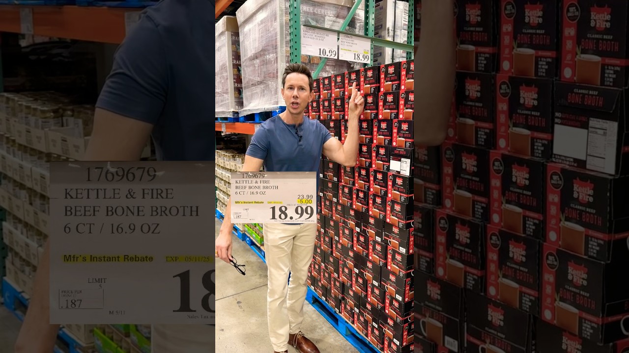 3 New Costco Health Finds Under $25: Broth, Oats & Containers