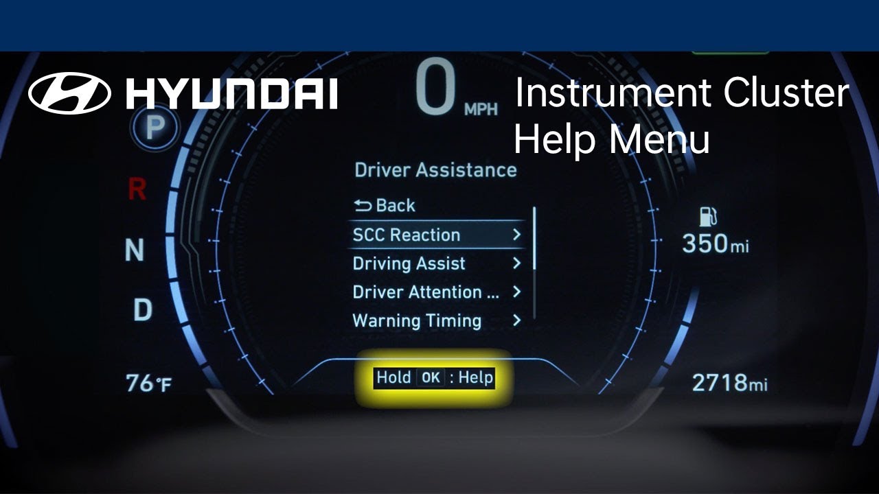 title：How to Access Onscreen Help for Hyundai Vehicle Features