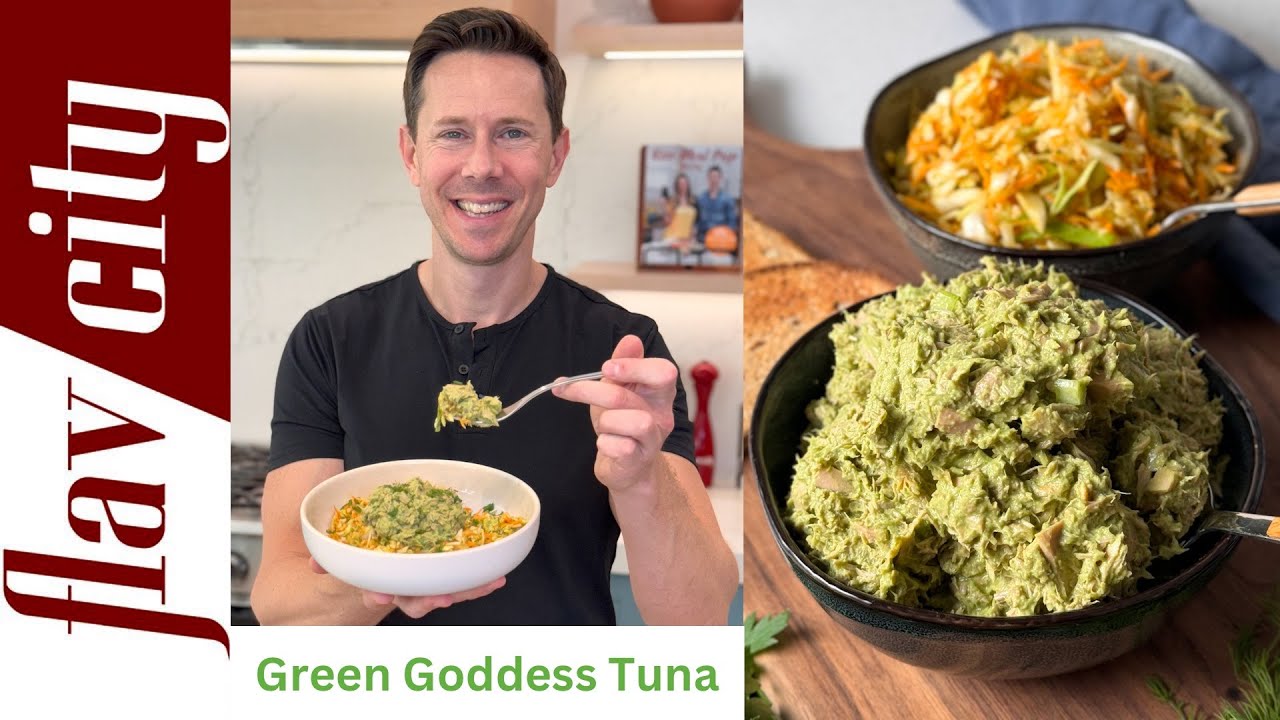Quick Tuna Avocado Green Goddess Salad Recipe Under 30 Minutes
