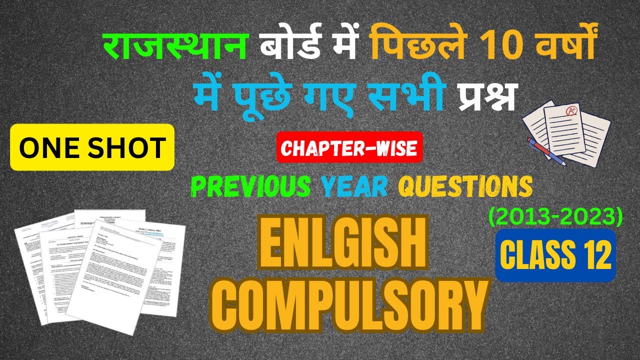 Class 12 English PYQ Guide: Chapter-Wise Strategy & High-Yield Topics