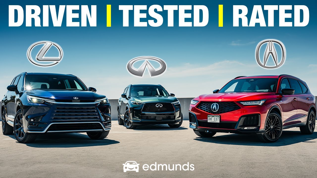 Luxury 3-Row SUV Faceoff: Acura MDX vs Lexus TX vs Infiniti QX60