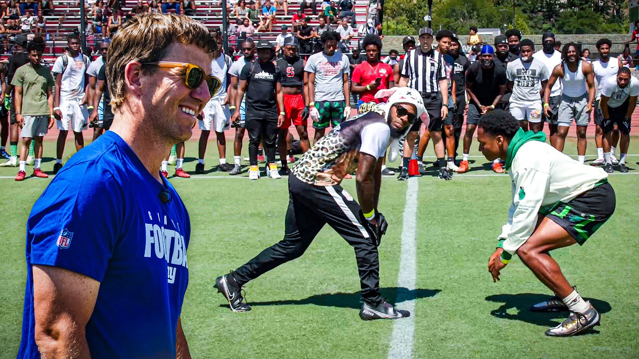 New York Football Showdown: Eli Manning's Street Challenge Highlights