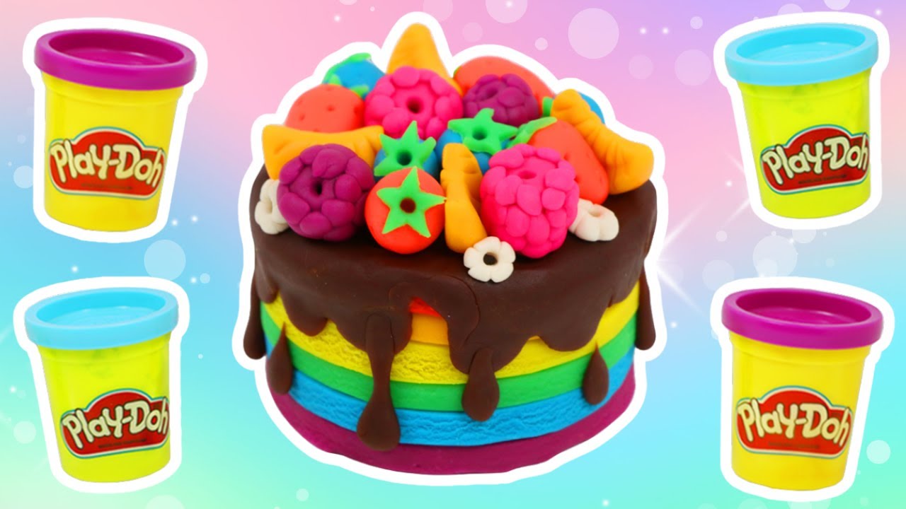 Make a Play-Doh Rainbow Fruit Cake: Step-by-Step Guide